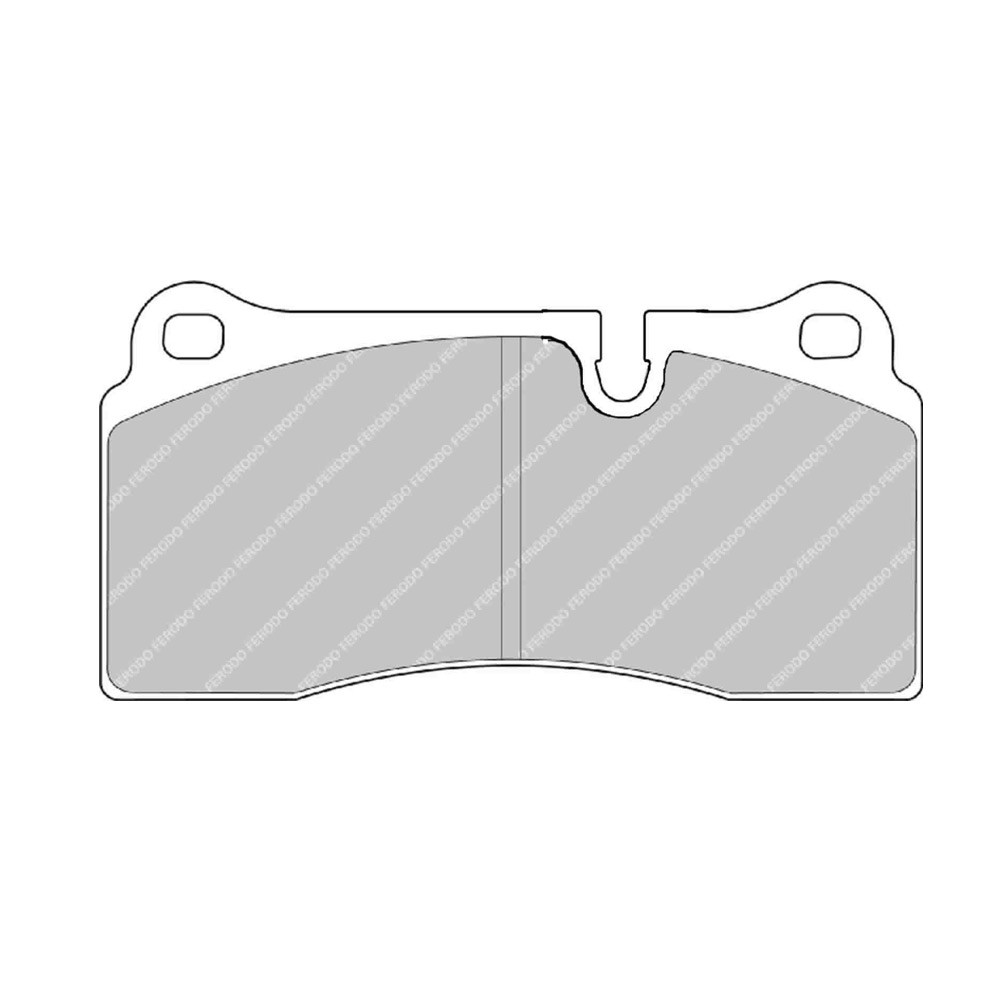 Ferodo DS Performance brake pads rear for AUDI R8 4.2 FSI quattro 04.07 - 09.10 caliper BREMBO - F-DS1281P - FDS1281 DS PERF - 3661768789445