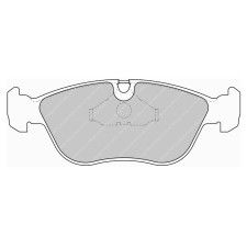 Ferodo DS Performance voorremblokken voor VOLVO 850 2.0 06.91 - 12.96 remklauw ATE - F-DS1285P - FDS1285 DS PERF - 3661768789452