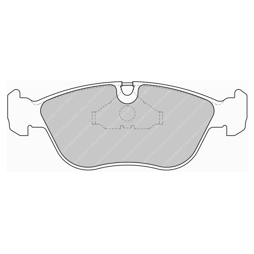 Pastiglie freno anteriori Ferodo DS Performance per VOLVO 850 2.0 06.91 - 12.96 pinza ATE - F-DS1285P - FDS1285 DS PERF - 3661768789452