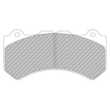 Ferodo DS Performance voorremblokken voor AUDI RS6 quattro 04.08 - 08.10 remklauw BREMBO - F-DSR3106P - FDSR3106 DS PERF - 3661768791189