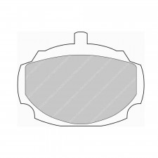 Pastiglie freno anteriori Ferodo DS Performance per MG MGb 01. Agosto 01.66 - 12.80 pinza LOOKHEED