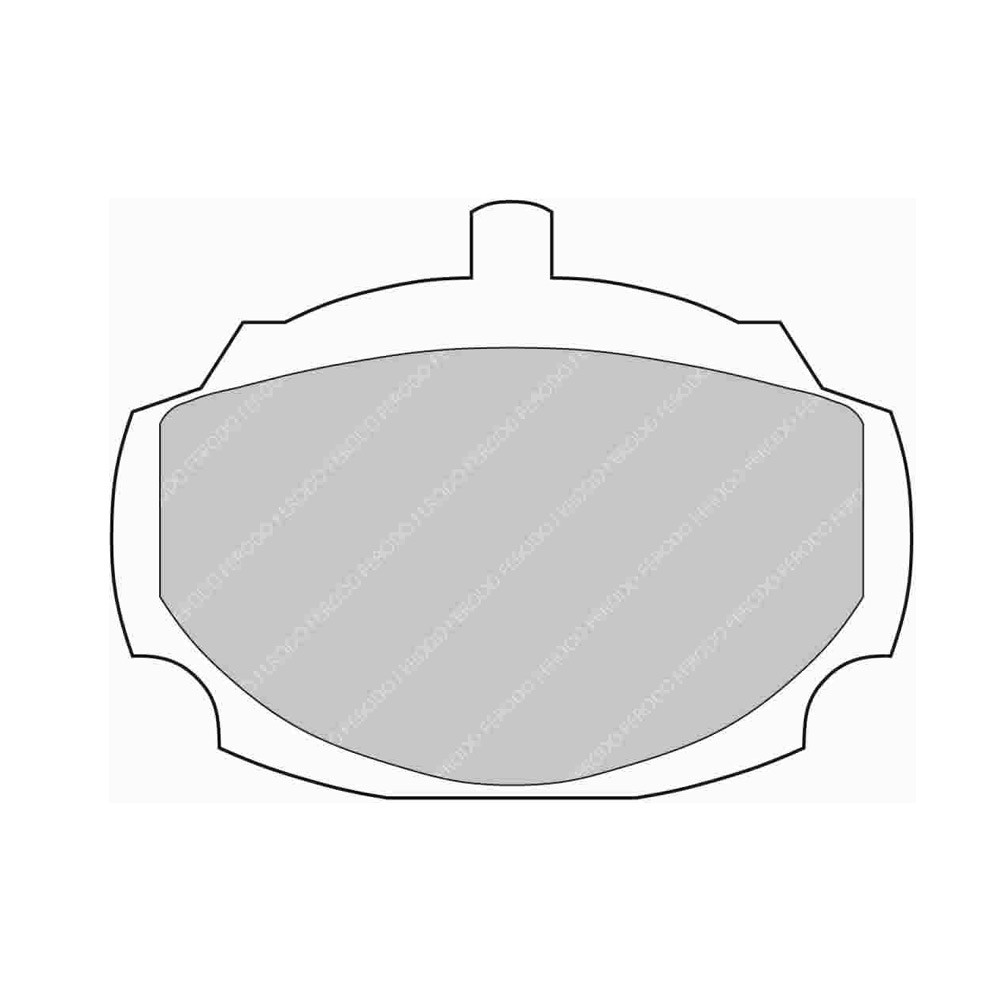 Plaquettes de frein Ferodo DS Performance avant pour MG MGb 01. Aug 01.66 - 12.80 étrier LOOKHEED - F-DS823P - FDS823 DS PERF - 3661768790755