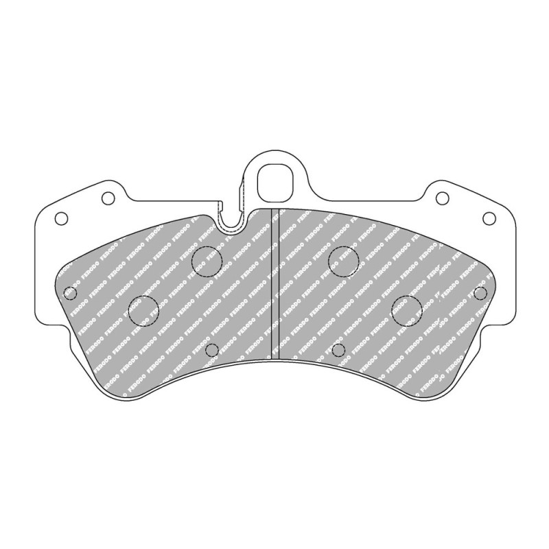 Ferodo DS Performance remblokken voor PORSCHE CAYENNE 3.0 TDI 02.09 - remklauw BREMBO - F-DS1625P - FDS1625 DS PERF - 3661768789872