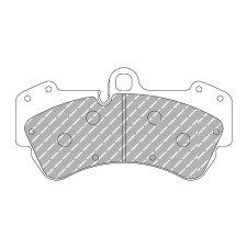 Ferodo DS Performance remblokken voor PORSCHE CAYENNE 3.0 TDI 02.09 - remklauw BREMBO - F-DS1625P - FDS1625 DS PERF - 3661768789872