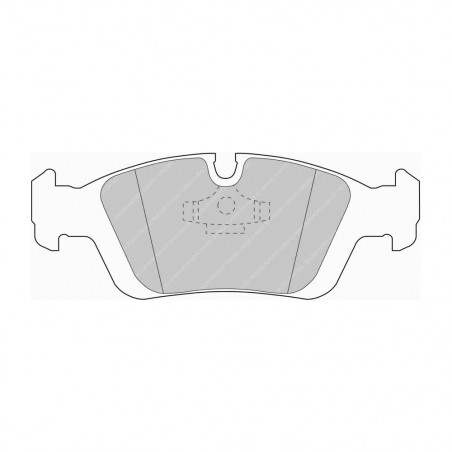 Plaquettes de frein Ferodo DS Performance avant pour BMW 3 Series 316 i 09.90 - 09.93 étrier ATE
