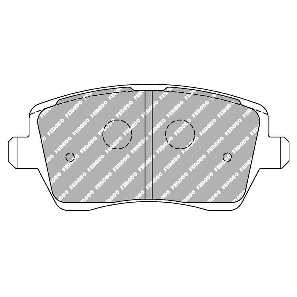 Pastiglie freno anteriori Ferodo DS Performance per NISSAN Micra 1.2 i K12 16V 01.03 - 06.10 pinza LUCAS/TRW - F-DS1617P - FDS1617 DS PERF - 3661768789865