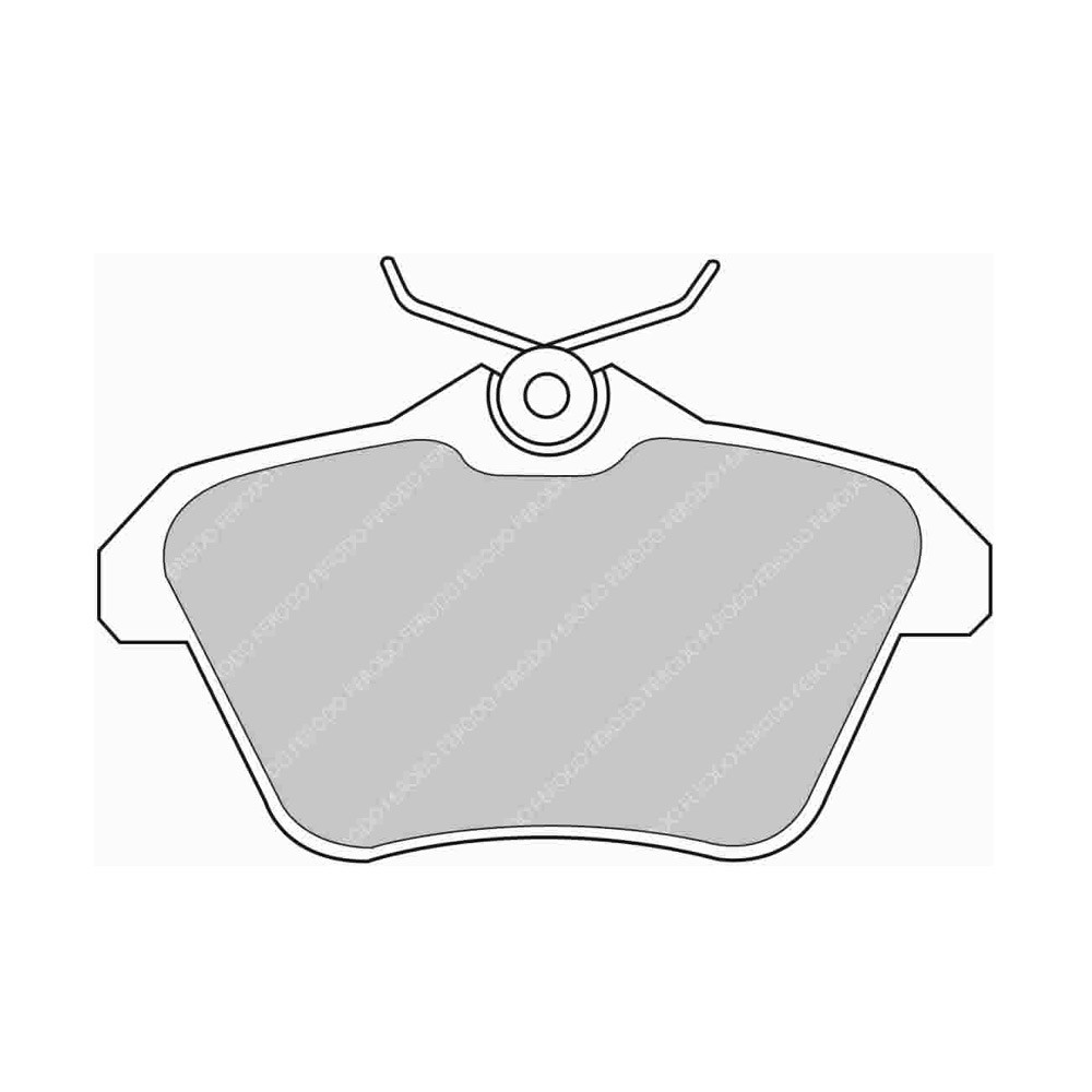 Pastiglie freno posteriore Ferodo DS Performance per ALFA 156 1.6 i Twin Spark Berlina 16V 09.97 - 09.05 pinza LUCAS/TRW - F-DS995P - FDS995 DS PERF - 3661768790908