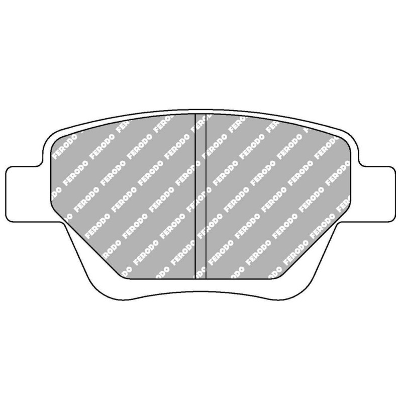 Ferodo DS Performance brake pads rear for AUDI A3 1.8 TFSI quattro 07.08 - 08.12 caliper BOSCH - F-DS4316P - FDS4316 DS PERF - 3661768790267