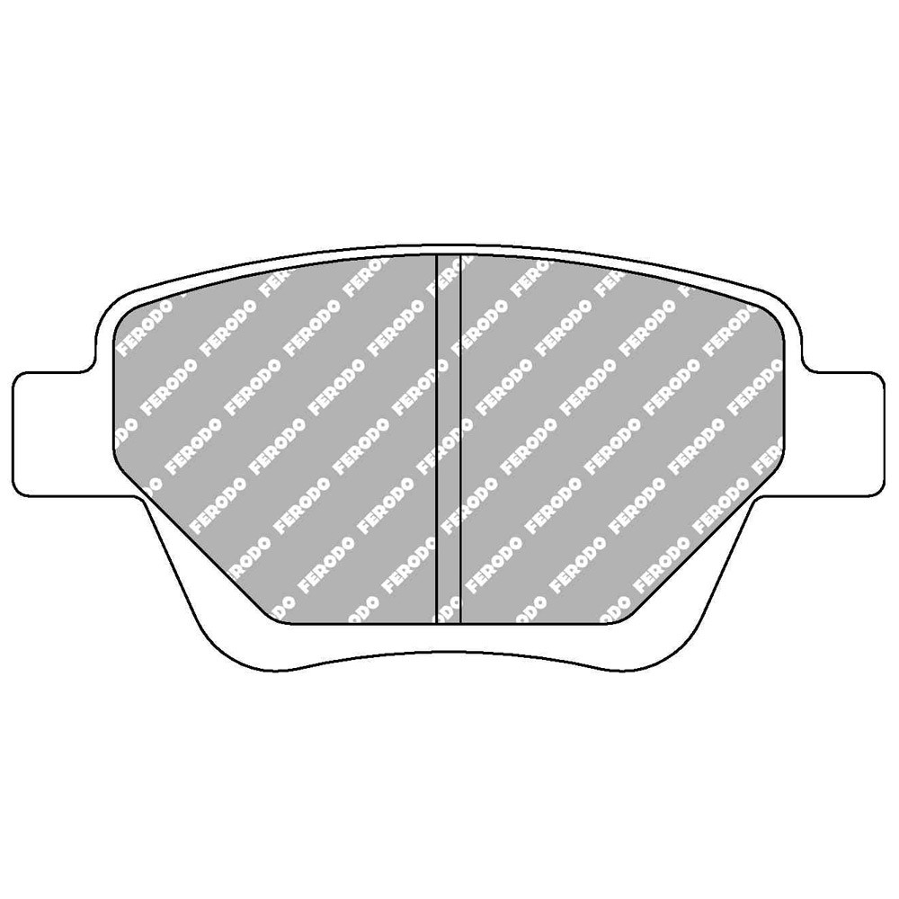 Pastiglie freno posteriore Ferodo DS Performance per AUDI A3 1.8 TFSI quattro 07.08 - 08.12 Pinza BOSCH - F-DS4316P - FDS4316 DS PERF - 3661768790267
