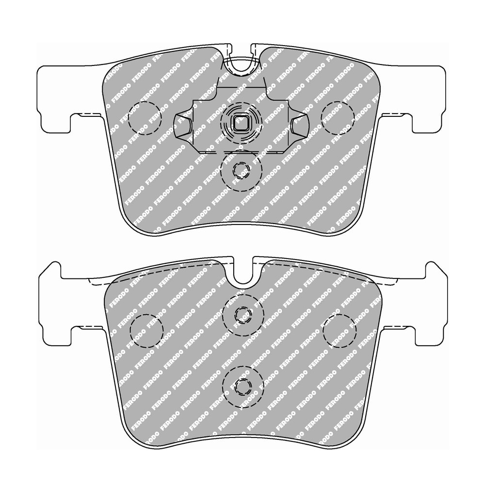 Pastiglie freno Ferodo DS Performance anteriore per BMW 1 Serie 118 d 03.15 -  pinze BOSCH - F-DS4394P - FDS4394 DS PERF - 3661768790304