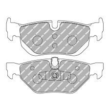 Ferodo DS Performance achterremblokken voor BMW 1 Reeks 120d Coupé' 10.07 - remklauw ATE - F-DS1807P - FDS1807 DS PERF - 3661768790052