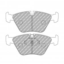 Pastiglie freno anteriori Ferodo DS Performance per BMW Serie 3 330 d 10.99 - 02.05 pinza ATE