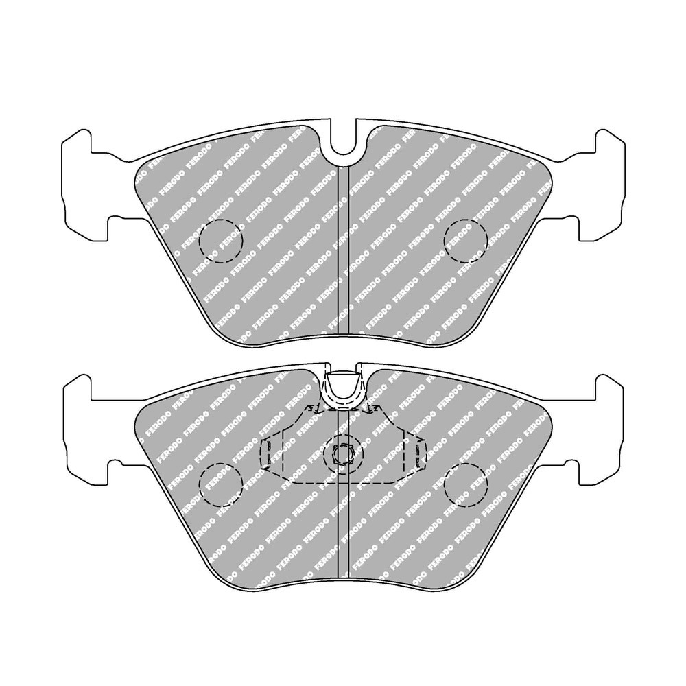Ferodo DS Performance brake pads front for BMW 3 Series 330 d 10.99 - 02.05 caliper ATE - F-DS1073P - FDS1073 DS PERF - 3661768789360