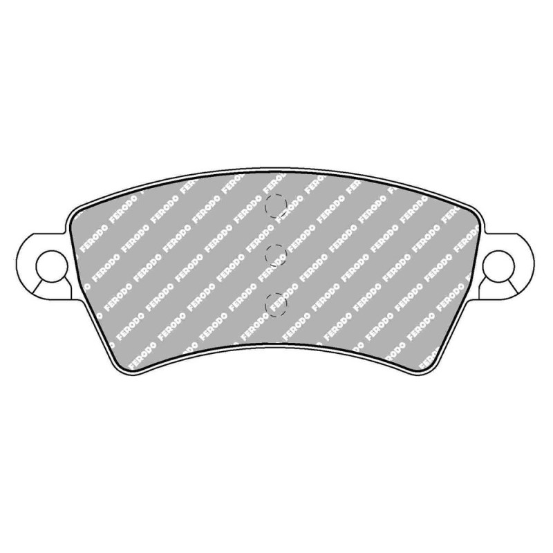Ferodo DS Performance voorremblokken voor CITROEN XSARA 2.0 HDi 90 02.99 - 03.05 remklauw LUCAS/TRW - F-DS1370P - FDS1370 DS PERF - 3661768789636