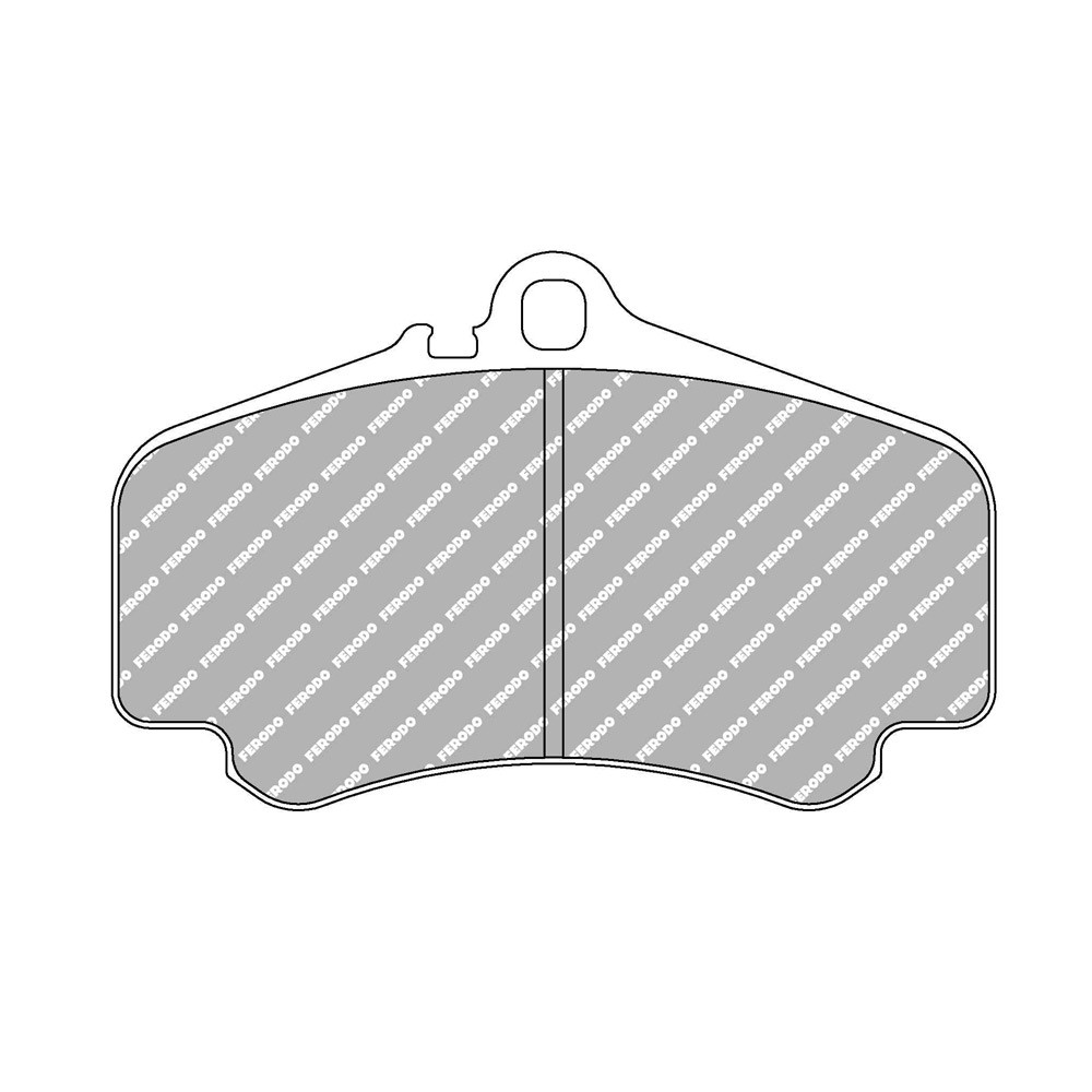 Plaquettes de frein Ferodo DS Performance arrière pour PORSCHE 911 Carrera GT2 01.00 -  étrier BREMBO - F-DS1438P - FDS1438 DS PERF - 3661768789711