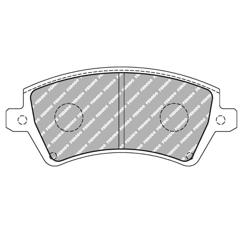 Ferodo DS Performance remblokken voor TOYOTA Corolla 1.4 VVTI (E12U) 01.02 - 02.07 LUCAS/TRW remklauw - F-DS1573P - FDS1573 DS PERF - 3661768789858