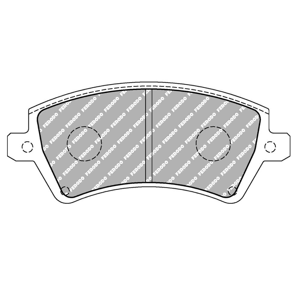 Ferodo DS Performance remblokken voor TOYOTA Corolla 1.4 VVTI (E12U) 01.02 - 02.07 LUCAS/TRW remklauw - F-DS1573P - FDS1573 DS PERF - 3661768789858
