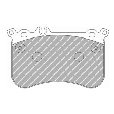 Ferodo DS Performance remblokken voor MERCEDES A-CLASS A 45 AMG 4-matic (176.052) 06.13 - 06.15 remklauw BREMBO - F-DS4806P - FDS4806 DS PERF - 3661768790410