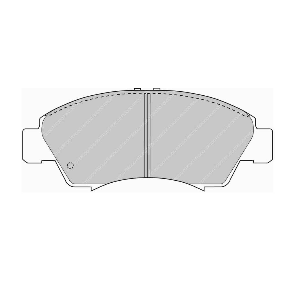Ferodo DS Performance brake pads front for HONDA Civic 1.5 i 16V 10.91 - 11.95 caliper AKEBONO - F-DS777P - FDS777 DS PERF - 3661768790717