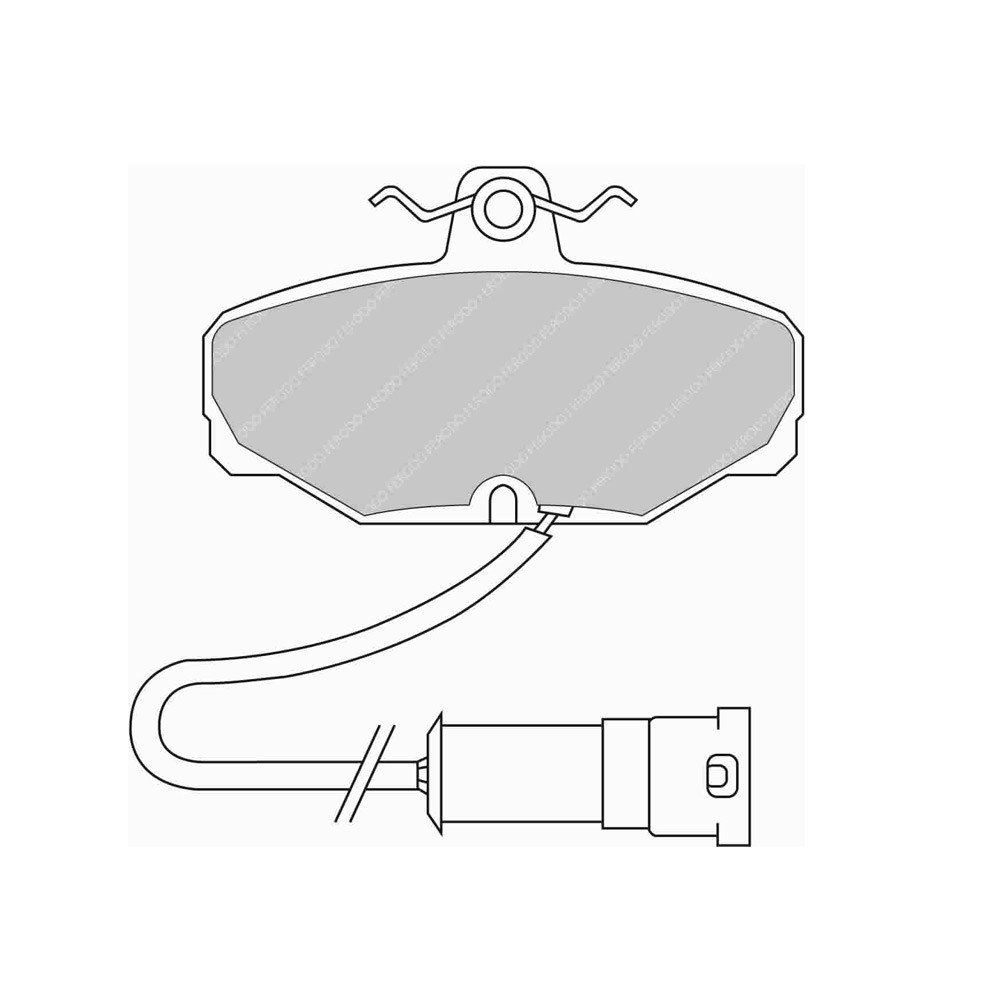 Ferodo DS Performance brake pads rear for FORD Escort RS Cosworth 4x4 02.95 - 10.98 caliper LUCAS/TRW - F-DS408P - FDS408 DS PERF - 3661768790199