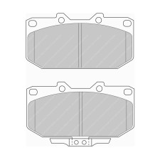 Ferodo DS Performance voorremblokken voor NISSAN 200 SX 2.0 i 16V Turbo 10.93 - 12.99 remklauw SUMITOMO - F-DS986P - FDS986 DS PERF - 3661768790892