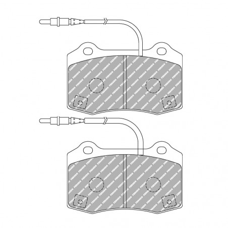 Plaquettes de frein Ferodo DS Performance avant pour Peugeot 406 (8C) V6 étrier BREMBO
