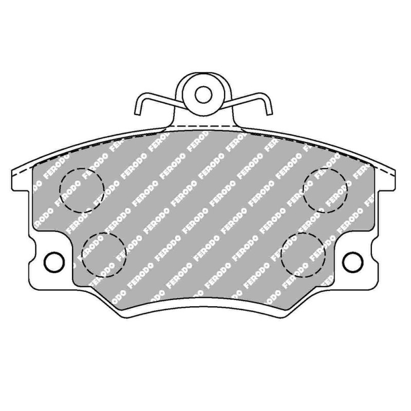 Ferodo DS Performance voorremblokken voor ALFA ROMEO 145 1.4 i.e. 07.94 - 12.96 remklauw ATE - F-DS370P - FDS370 DS PERF - 3661768790137