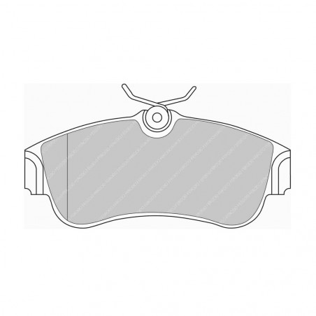 Ferodo DS Performance brake pads front for NISSAN Almera 01. Mai 07.00 -  caliper LUCAS/TRW