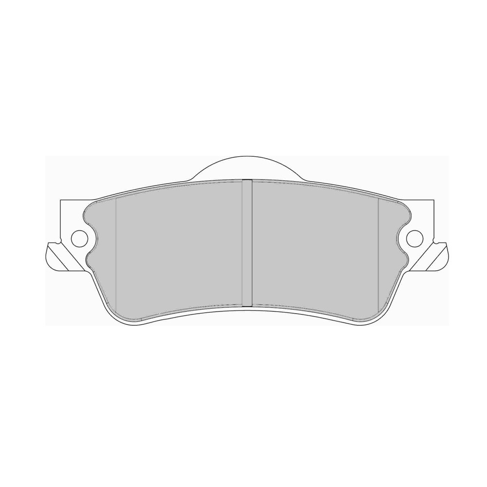 Ferodo DS Performance brake pads rear for HOLDEN Commodore VE 3.6 V6 , 6.0 V8 01.06 - - F-DSE6021P - FDSE6021 DS PERF - 3661768791011