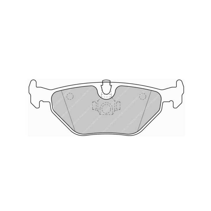 Ferodo DS Performance achterremblokken voor BMW 3 Serie 316 i 04.00 - 02.05 remklauw ATE - F-DS1301P - FDS1301 - 3661768789513