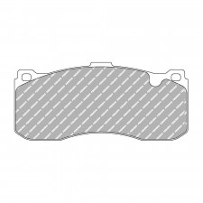 Pastiglie freno anteriori Ferodo DS Performance per BMW Serie 1 118 d 09.06 - 09.12 pinza BREMBO