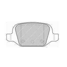 Ferodo DS Performance achterremblokken voor FIAT 500 1.4 16V 01.07 - LUCAS/TRW remklauw - F-DS1324P - FDS1324 - 3661768789575