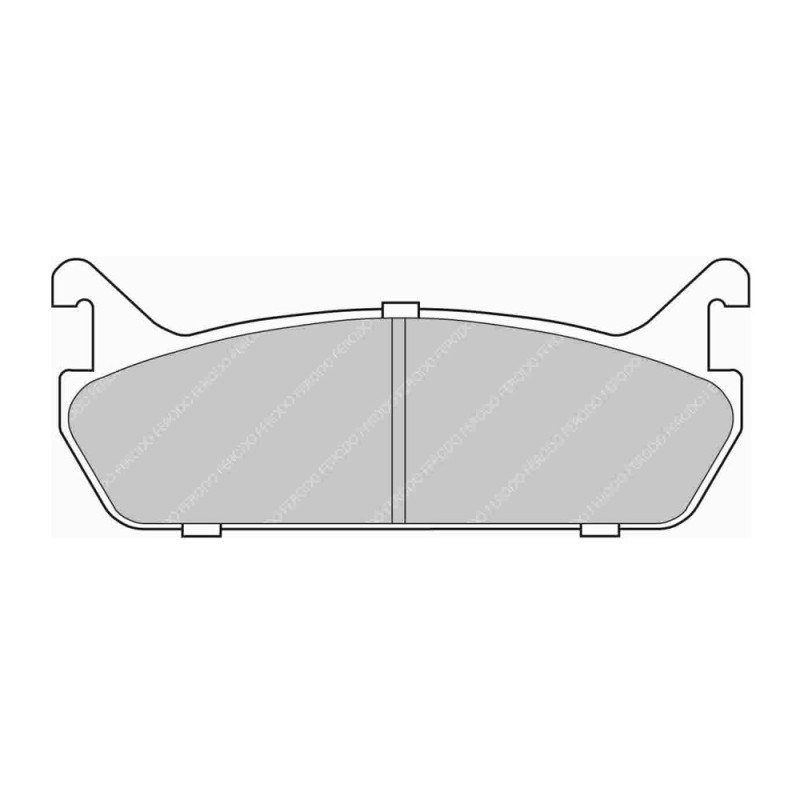 Ferodo DS Performance achterremblokken voor DAIHATSU Applause 1.6 16V 06.89 - 07.97 AKEBONO remklauw - F-DS654P - FDS654 DS PERF - 3661768790571