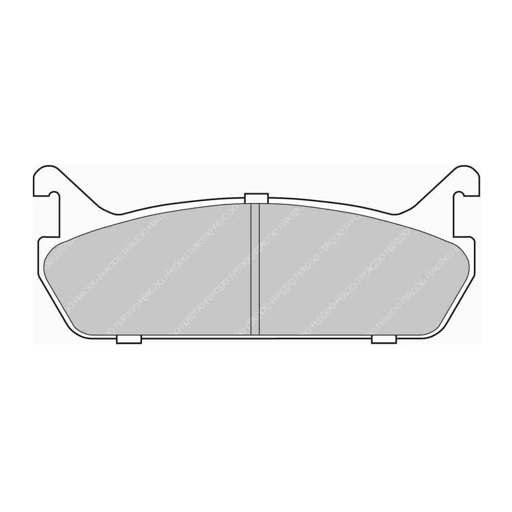 Ferodo DS Performance brake pads rear for DAIHATSU Applause 1.6 16V 06.89 - 07.97 caliper AKEBONO - F-DS654P - FDS654 DS PERF - 3661768790571