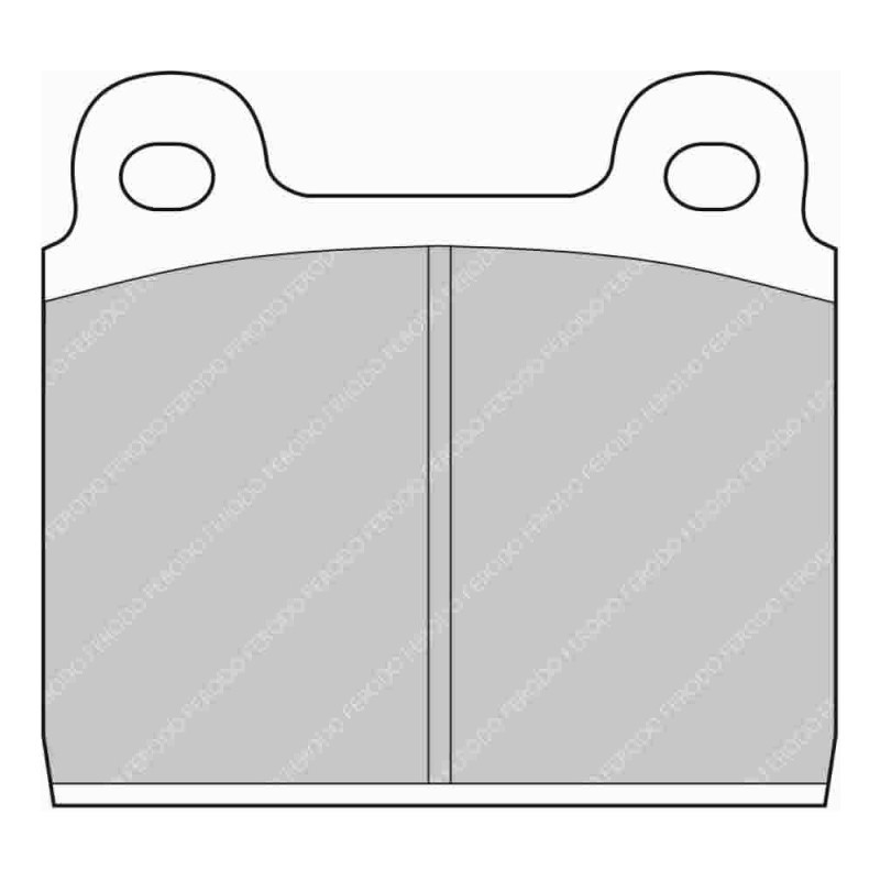 Ferodo DS Performance voorremblokken voor ALFA ROMEO 1750 1.7 GT 01.68 - 05.72 remklauw ATE - F-DS11P - FDS11 - 3661768789438
