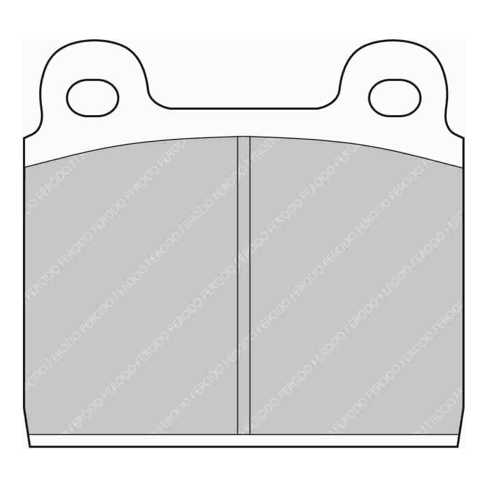 Plăcuțe de frână Ferodo DS Performance față pentru ALFA ROMEO 1750 1.7 GT 01.68 - 05.72, etrier ATE - F-DS11P - FDS11 - 3661768789438