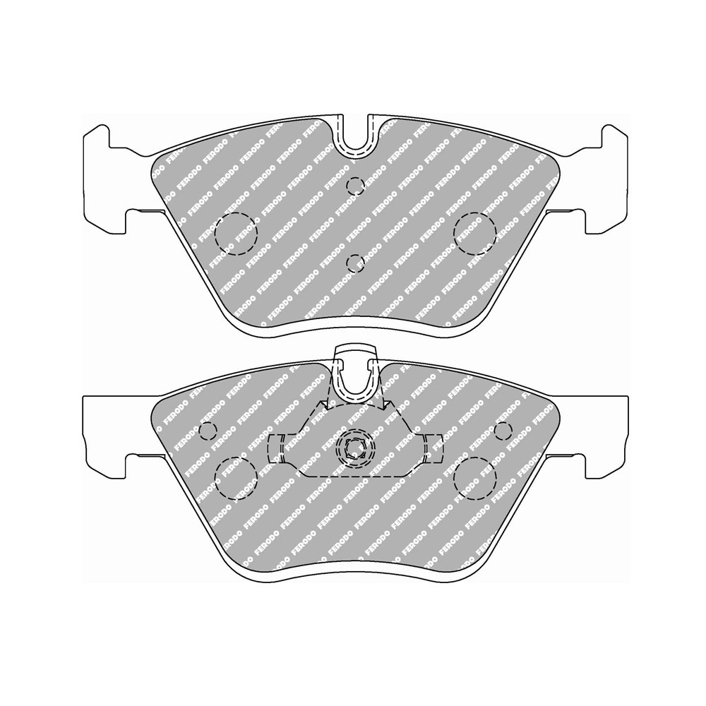 Ferodo DS Performance brake pads front for BMW 1 Series 120d Coupe' 10.07 -  caliper ATE - F-DS1773P - FDS1773 DS PERF - 3661768790014