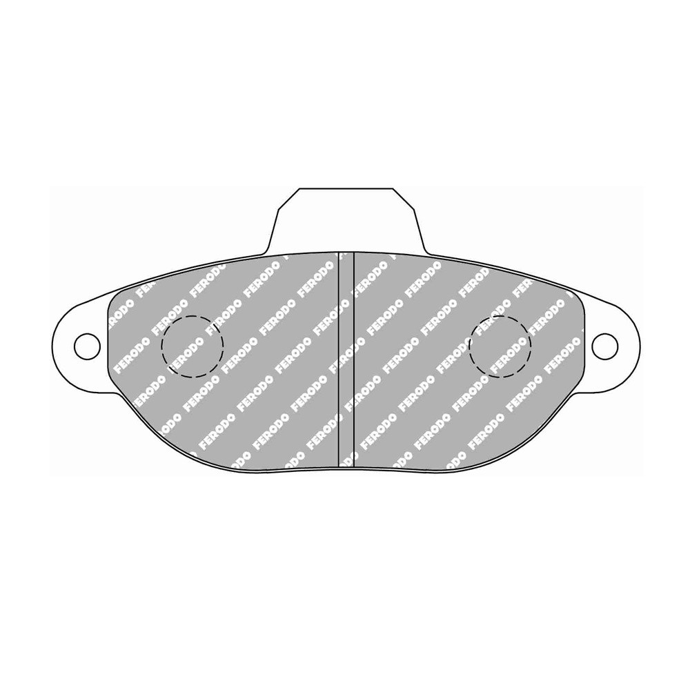 Ferodo DS Performance remblokken voor FIAT PUNTO 1.7 D 04.94 - 09.97 BENDIX remklauw - F-DS925P - FDS925 DS PERF - 3661768790854