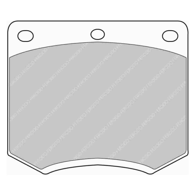 Ferodo DS Performance remblokken voor FORD Capri 01. Mrz 01.78 - 06.85 remklauw LUCAS/TRW - F-DS167P - FDS167 DS PERF - 3661768789940