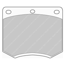 Ferodo DS Performance remblokken voor FORD Capri 01. Mrz 01.78 - 06.85 remklauw LUCAS/TRW - F-DS167P - FDS167 DS PERF - 3661768789940
