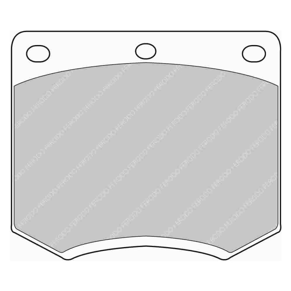Ferodo DS Performance remblokken voor FORD Capri 01. Mrz 01.78 - 06.85 remklauw LUCAS/TRW - F-DS167P - FDS167 DS PERF - 3661768789940