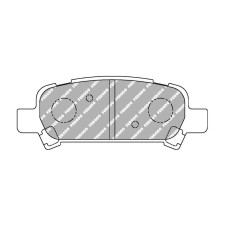 Ferodo DS Performance brake pads rear for SUBARU Forester 2.0 08.97 - 09.02 caliper AKEBONO - F-DS1333P - FDS1333 DS PERF - 3661768789599