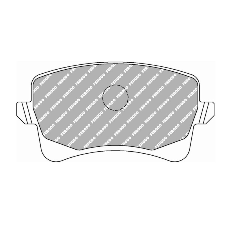 Ferodo DS Performance-remblokken achter voor AUDI A4 1.8 TFSI 11.11 - LUCAS/TRW-remklauw - F-DS4050P - FDS4050 DS PERF - 3661768790182