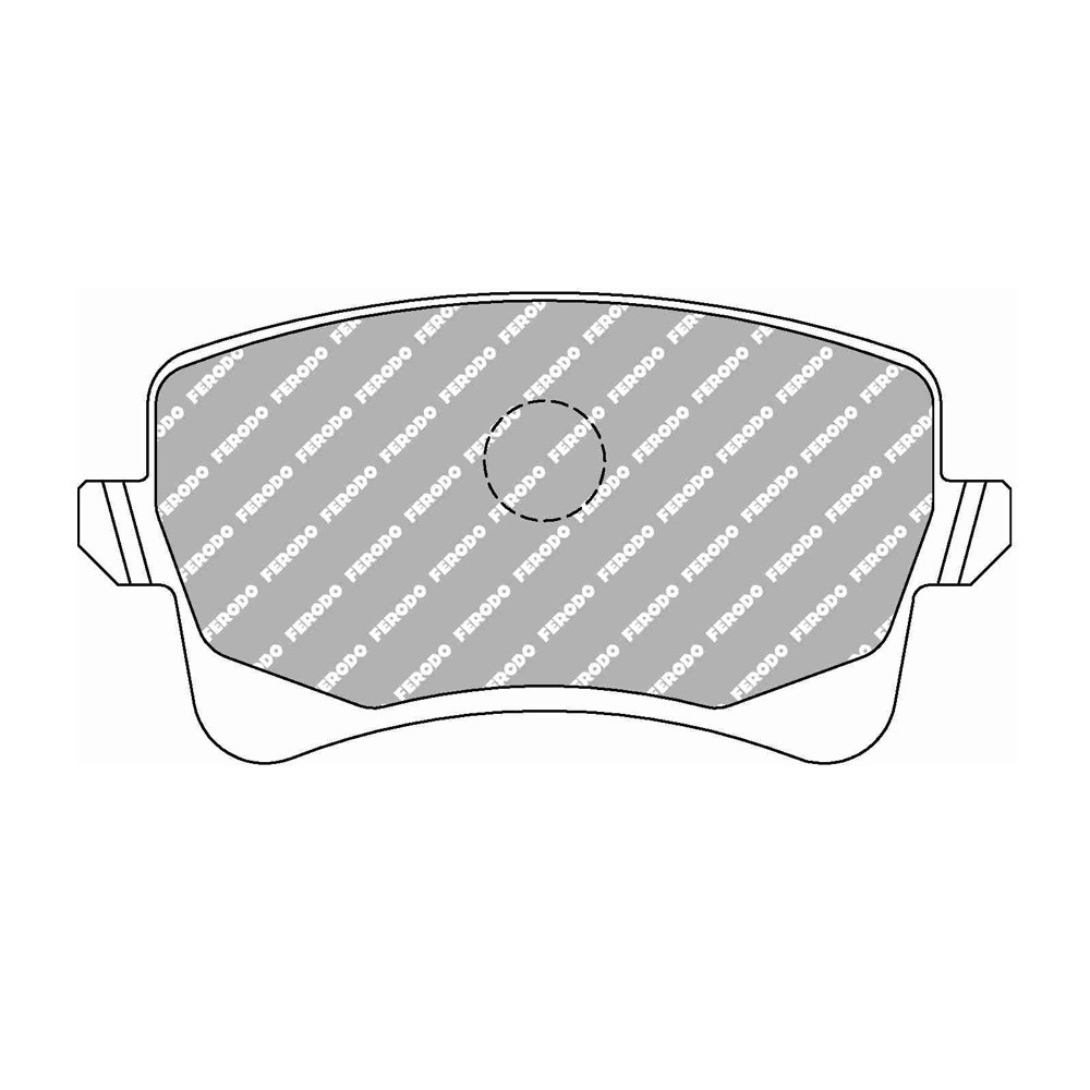 Plăcuțe de frână Ferodo DS Performance spate pentru AUDI A4 1.8 TFSI 11.11 – etrier de frână LUCAS/TRW - F-DS4050P - FDS4050 DS PERF - 3661768790182