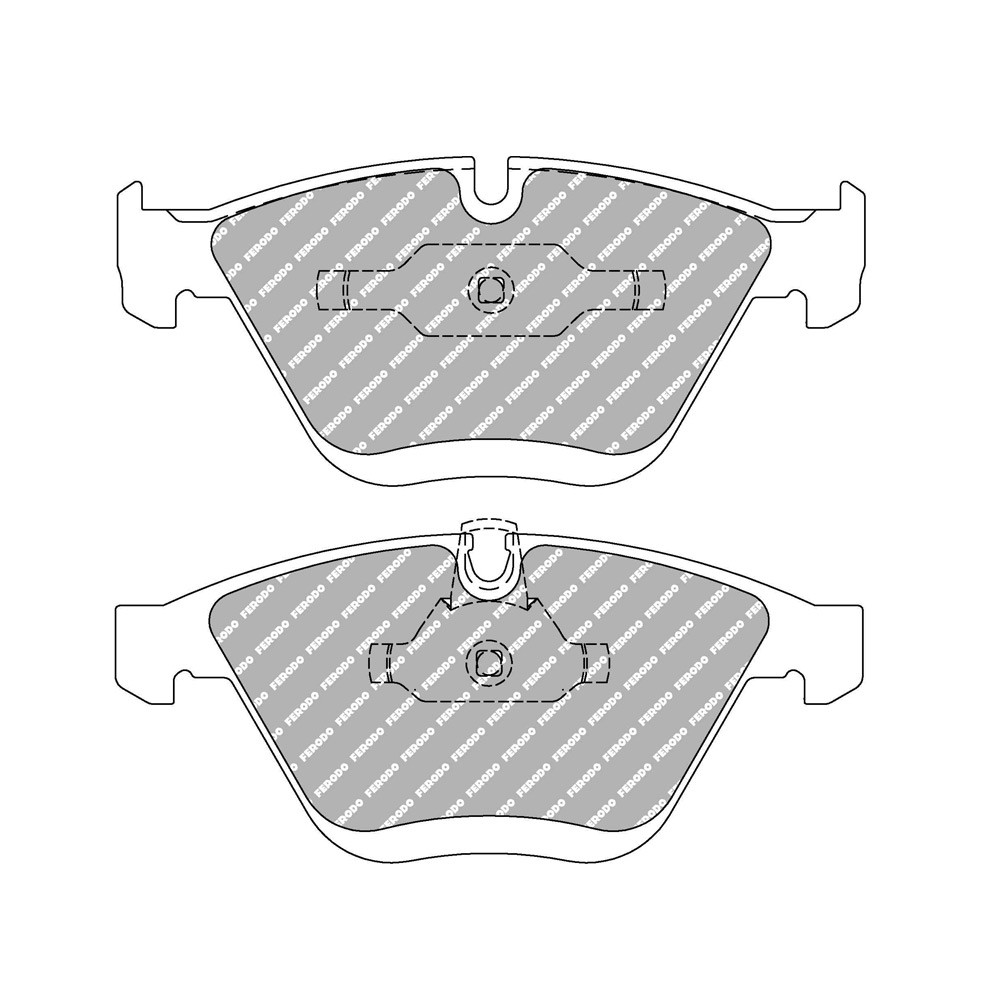Plaquettes de frein Ferodo DS Performance avant pour BMW 3 Series 335i 09.06 - 12.11 étrier ATE - F-DS1628P - FDS1628 DS PERF - 3661768789889