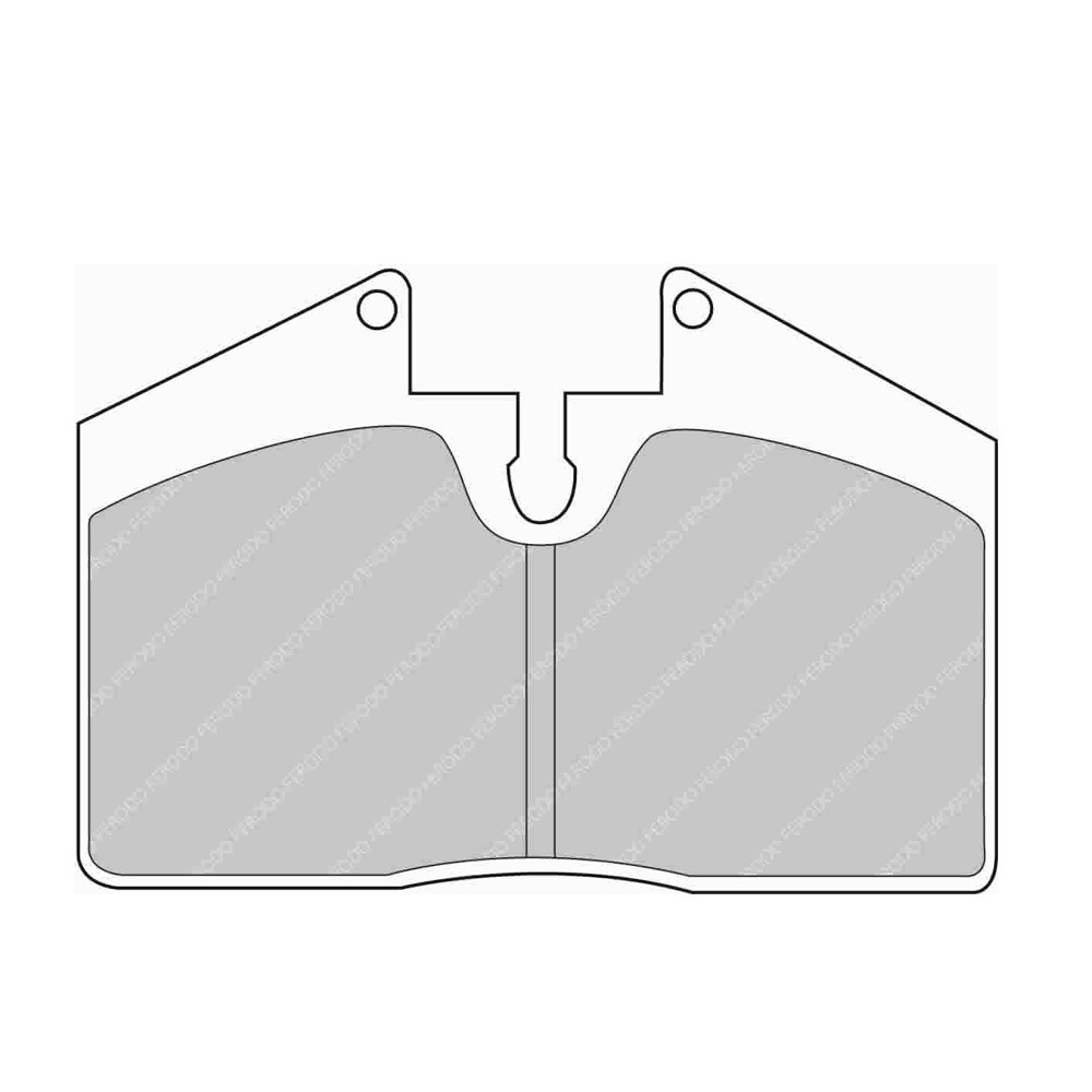 Ferodo DS Performance remblokken voor FERRARI 348 TB 03. Apr 02.90 - 04.94 remklauw ATE - F-DS451P - FDS451 DS PERF - 3661768790359