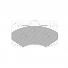 Ferodo DS Performance brake pads front for HOLDEN Commodore VE 3.6 V6,6.0 V8 01.06 -  caliper AP RACING