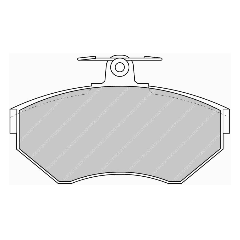 Plaquettes de frein Ferodo DS Performance avant pour SEAT Arosa 1.4 i    16V 01.00 - 06.04 étrier LUCAS/TRW - F-DS1312P - FDS1312 DS PERF - 3661768789544