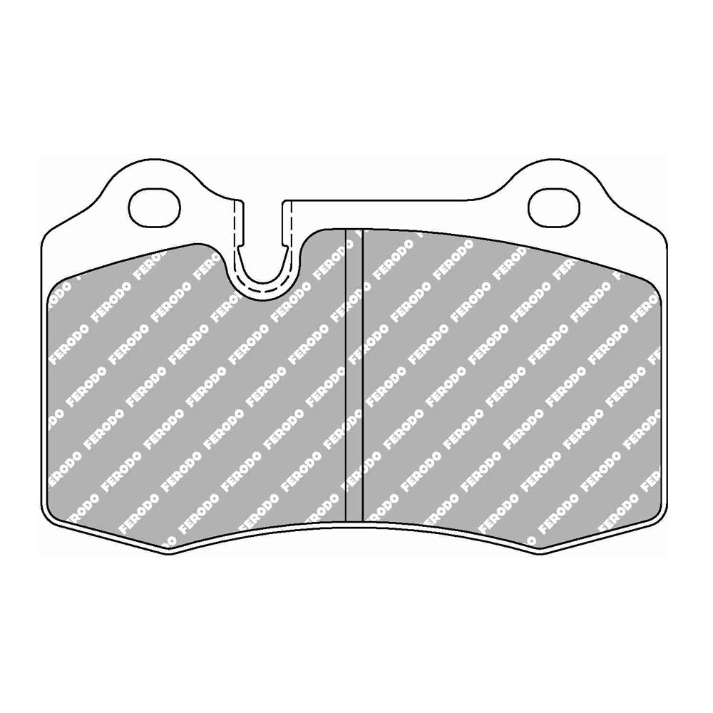 Plaquettes de frein Ferodo DS Performance arrière pour CHRYSLER 300C 6.1 SRT8 06.05 - 11.12 étrier BREMBO - F-DS1348P - FDS1348 DS PERF - 3661768789612