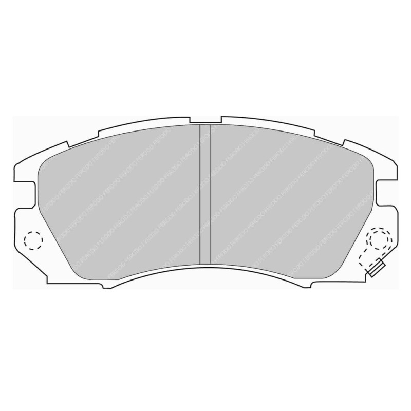 Ferodo DS Performance remblokken voor SUBARU Forester 2.0 08.97 - 09.02 AKEBONO remklauw - F-DS948P - FDS948 DS PERF - 3661768790861